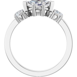 Sterling Silver 8x4.5 mm Marquise Ring Mounting – image 3