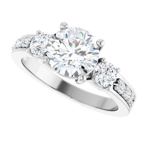 Platinum 7.4 mm Round Ring Mounting – image 8