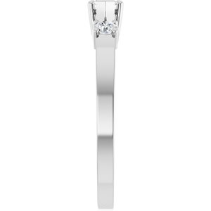 Continuum Sterling Silver 6x3 mm Marquise Ring Mounting – image 7