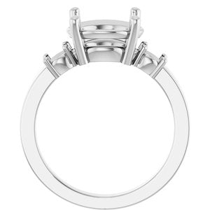 Sterling Silver 10 mm Round Ring Mounting – image 4
