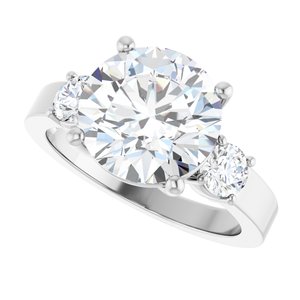 Continuum Sterling Silver 10 mm Round Ring Mounting – image 8