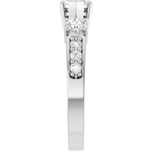 Continuum Sterling Silver 8x4 mm Marquise Ring Mounting – image 7