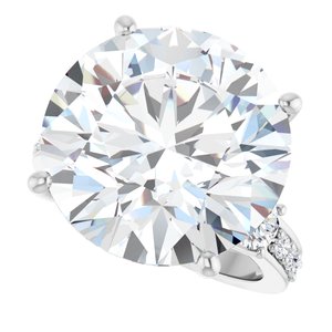 Continuum Sterling Silver 16 mm Round Ring Mounting – image 8