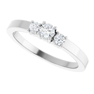 Platinum 3.2 mm Round Ring Mounting – image 8