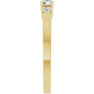18K Yellow Gold 3.2 mm Round Ring Mounting – image 7
