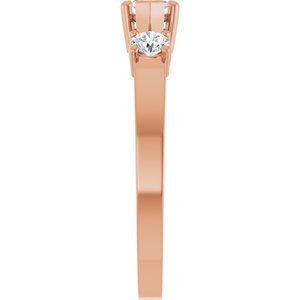 14K Rose Gold 7x3.5 mm Marquise Ring Mounting – image 7
