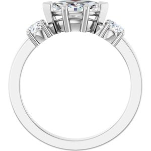 Continuum Sterling Silver 8.5x4.5 mm Marquise Ring Mounting – image 3