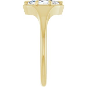 14K Yellow Gold 8.5x4.5 mm Marquise Ring Mounting – image 7