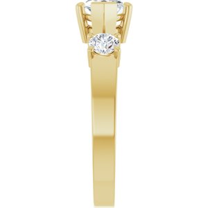 14K Yellow Gold 10.5x5.5 mm Marquise Ring Mounting – image 7