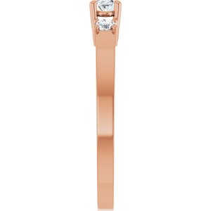 10K Rose Gold 5x3 mm Oval Ring Mounting – image 7