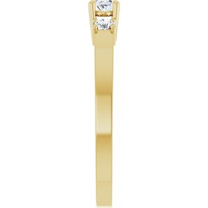 18K Yellow Gold 5x3 mm Oval Ring Mounting – image 7