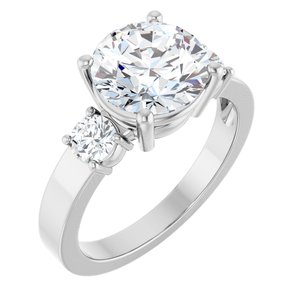 Platinum 8.8 mm Round Ring Mounting