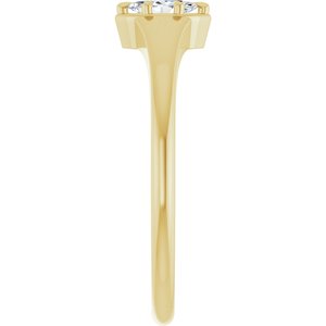 14K Yellow Gold 5x3 mm Marquise Ring Mounting – image 7