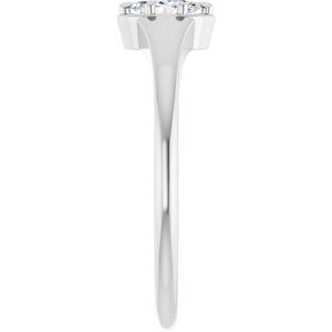 14K X1 White Gold 5x3 mm Marquise Ring Mounting – image 7