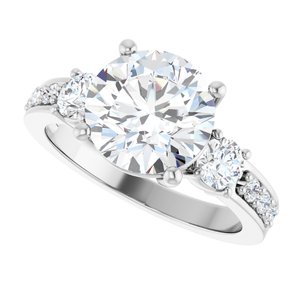 Platinum 9 mm Round Ring Mounting – image 8