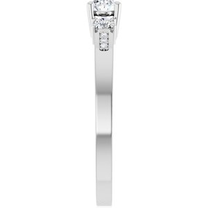 10K White Gold 4.5x3.5 mm Oval Ring Mounting – image 7