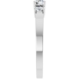 Sterling Silver 3.75 mm Round Ring Mounting – image 7