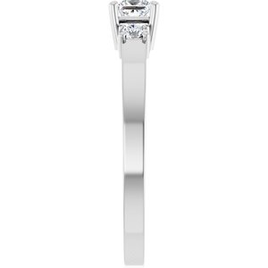 Platinum 3.25x3.25 mm Square Ring Mounting – image 7