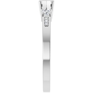 Continuum Sterling Silver 6x3 mm Marquise Ring Mounting – image 7