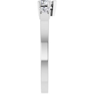 Continuum Sterling Silver 4x3 mm Pear Ring Mounting – image 7