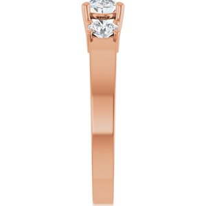 10K Rose Gold 6.5x4.5 mm Oval Ring Mounting – image 7