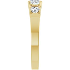 14K Yellow Gold 6.5x4.5 mm Oval Ring Mounting – image 7
