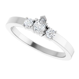 Platinum 4x3 mm Pear Ring Mounting – image 8