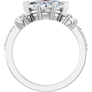 Continuum Sterling Silver 10x5 mm Marquise Ring Mounting – image 3
