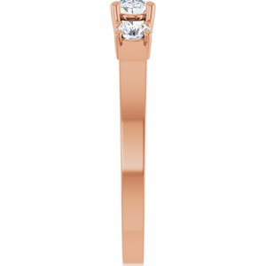 18K Rose Gold 5x3.5 mm Oval Ring Mounting – image 7