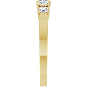 18K Yellow Gold 5x3.5 mm Oval Ring Mounting – image 7