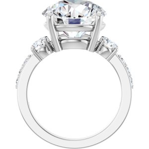 Continuum Sterling Silver 12 mm Round Ring Mounting – image 3