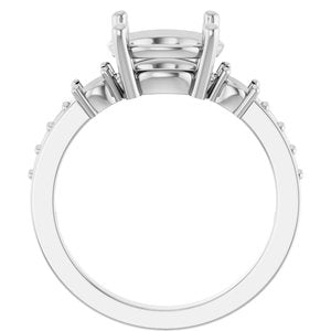 Platinum 9.4 mm Round Ring Mounting – image 4