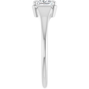 Platinum 4.5x4.5 mm Square Ring Mounting – image 7