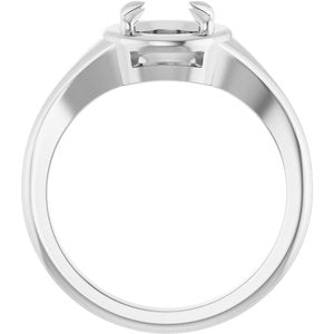 Platinum 7 mm Round Ring Mounting – image 4