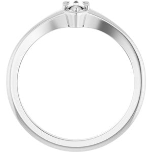 Sterling Silver 6x3 mm Marquise Ring Mounting – image 4