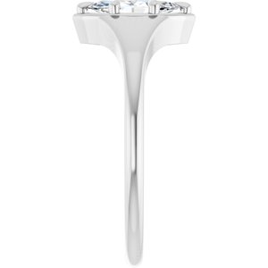 Platinum 8x4 mm Marquise Ring Mounting – image 7