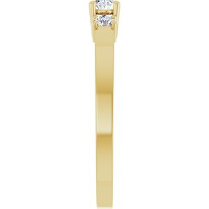 14K Yellow Gold 4x3 mm Oval Ring Mounting – image 7