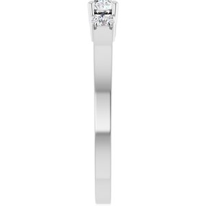 18K White Gold 4x3 mm Oval Ring Mounting – image 7