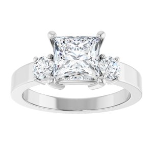 Platinum 6.5x6.5 mm Square Ring Mounting – image 5