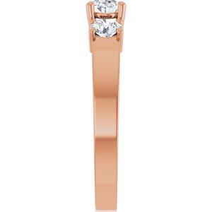 10K Rose Gold 6x4 mm Oval Ring Mounting – image 7