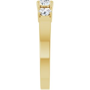 18K Yellow Gold 6x4 mm Oval Ring Mounting – image 7