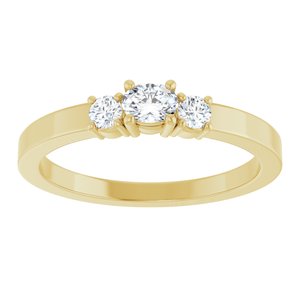 10K Yellow Gold 4x3 mm Oval Ring Mounting – image 5