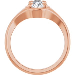 10K Rose Gold 8.5x5.5 mm Pear Ring Mounting – image 3