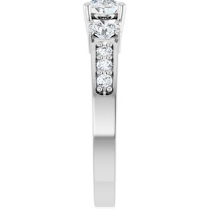 Continuum Sterling Silver 6.5x4.5 mm Oval Ring Mounting – image 7