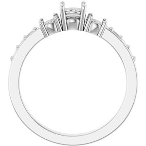 Platinum 4.4 mm Round Ring Mounting – image 4