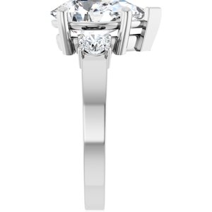 Continuum Sterling Silver 12x8 mm Pear Ring Mounting – image 7