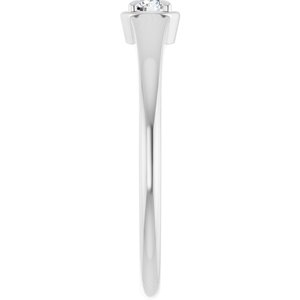 Continuum Sterling Silver 3 mm Round Ring Mounting – image 7