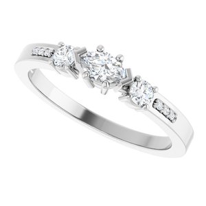 Platinum 5x3 mm Marquise Ring Mounting – image 8