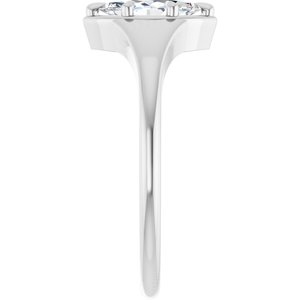 14K X1 White Gold 8x4.5 mm Marquise Ring Mounting – image 7