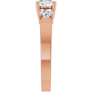 14K Rose Gold 7x5 mm Oval Ring Mounting – image 7